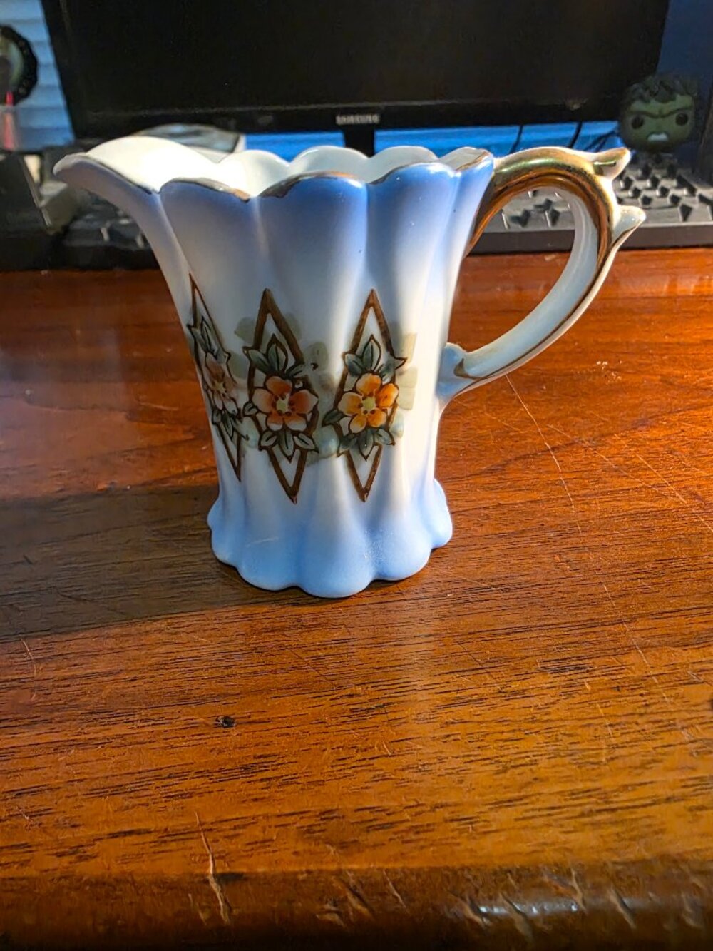 SMALL CREAMER PITCHER MARKED MADE IN OCCUPIED JAPAN